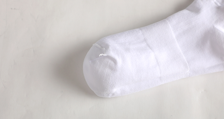 white sports socks